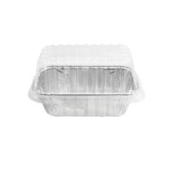 1 LB ALUMINUM FOIL MINI LOAF PANS W/ LIDS