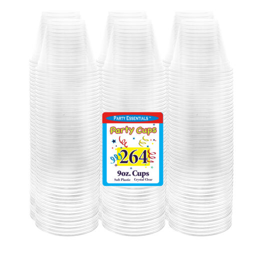 9 OZ. CUPS – CLEAR 264 CT.