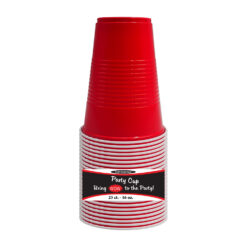 16 OZ. PARTY CUPS - RED 25 CT.