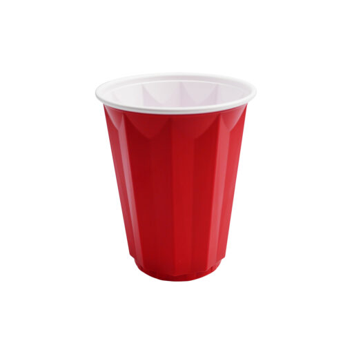 16 OZ. DIAMOND PARTY CUPS - RED 25 CT. - Image 2