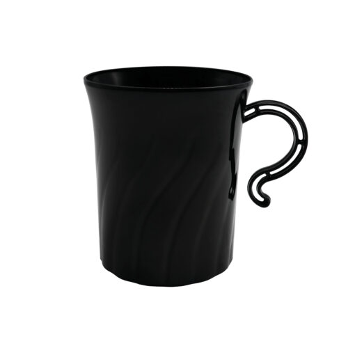 BLACK SWIRL COFFEE CUP 8 OZ – 10 COUNT - Image 3