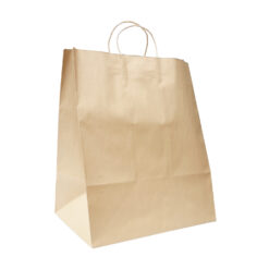 PAPER BAGS 14" X 10" X 17" W/ TWISTED HANDLES BROWN - 200 CT.