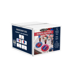 PATRIOTIC PARTY KIT FOR 16 GUESTS<BR>98 PCS TOTAL