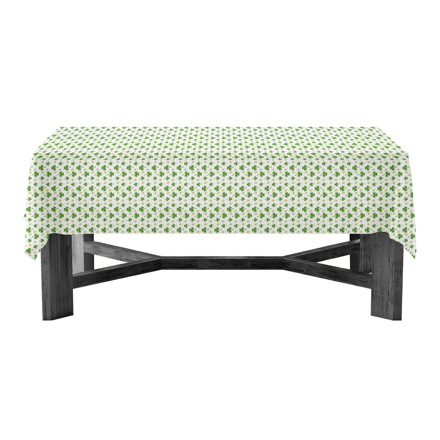 Alternative view of 54" x 108" RECTANGULAR TABLE COVERS - CLOVERS