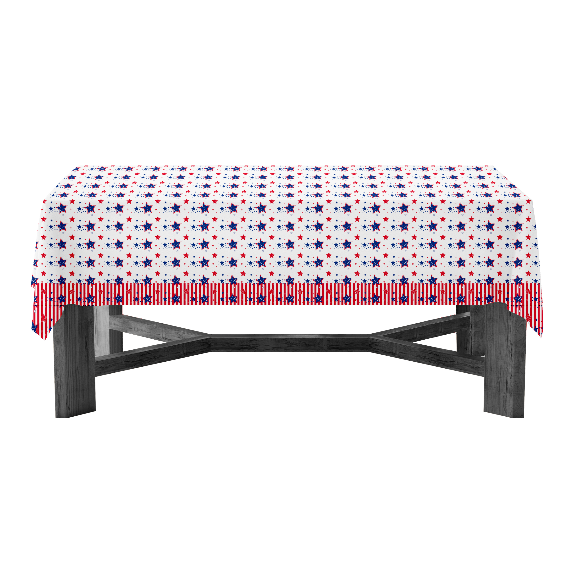 Alternative view of 54" x 108" TABLE COVERS - STARS